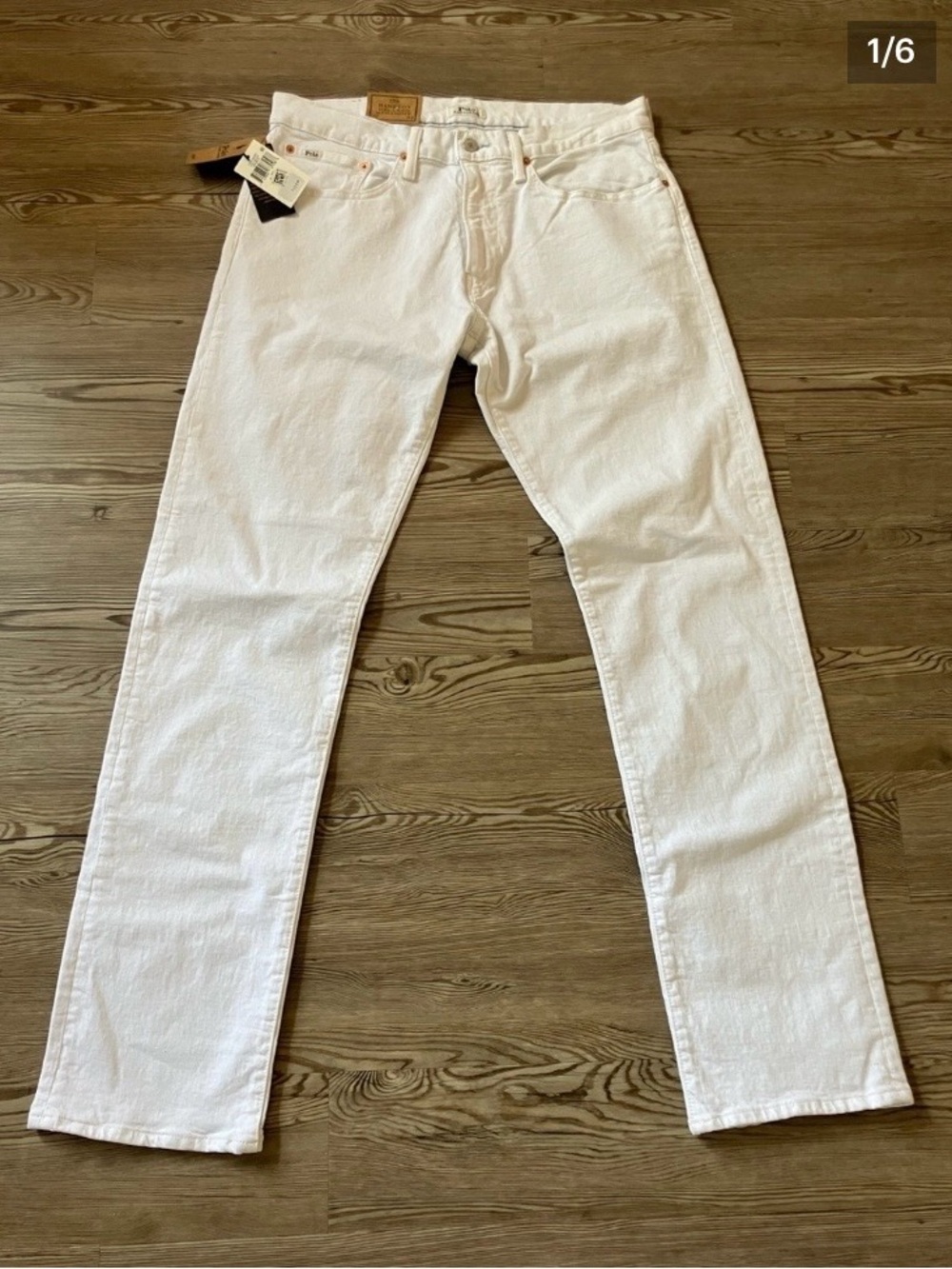 Polo by Ralph Lauren Men's Hampton relaxed Straight Jeans. Sz 32/34. NWT